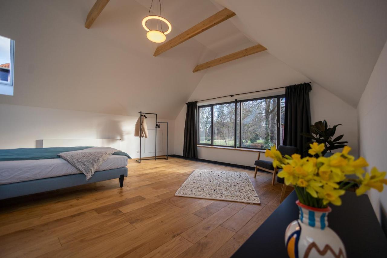 Modernes Ferien- Und Messezimmer In Idyllischer Lage Nordstemmen Bagian luar foto