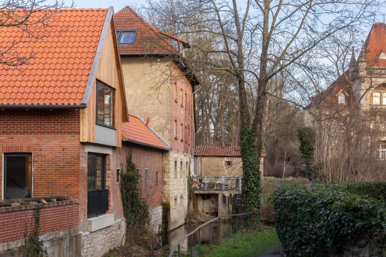 Modernes Ferien- Und Messezimmer In Idyllischer Lage Nordstemmen Bagian luar foto